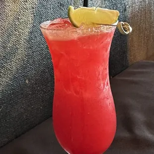 Strawberry something. Sweet