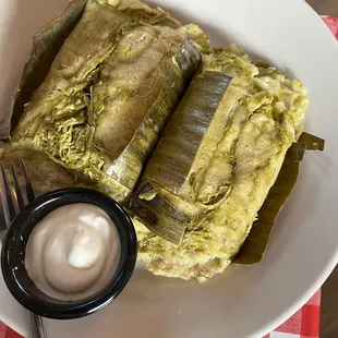 Tamales de pollo