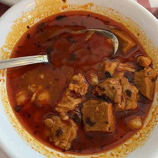 Pozole con puerco