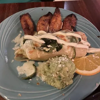 Green Corn Tamale Plate