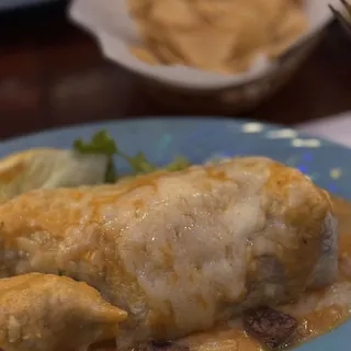 Burrito De Carne Asada Combo