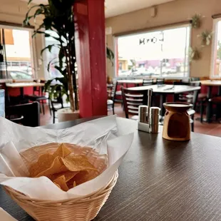 Inside of the restaurant