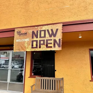 Outside of the restaurant on 630 Broadway and Nebraska