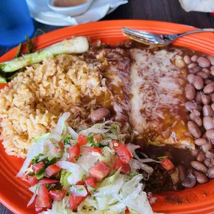 Enchiladas and cazuela