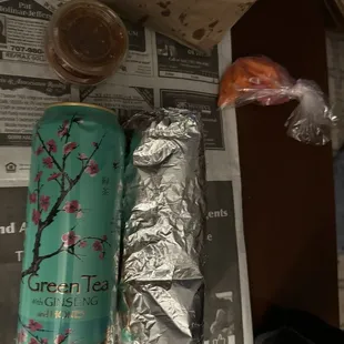 Super Carnitas burrito (Arizona for scale)