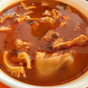Menudo served only on the weekends and was delicious!