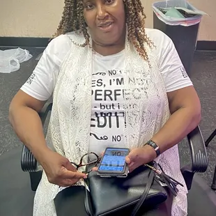 My MIL with her &quot;birthday hair&quot;!!