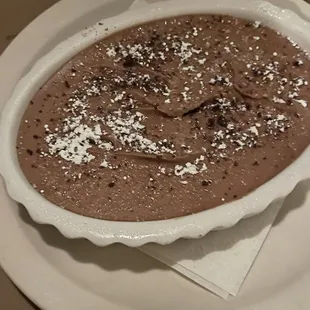Chocolate mouse dessert