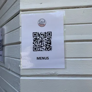 QR menu