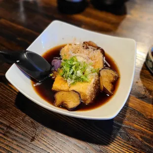 Agedashi Tofu &amp; Eggplant