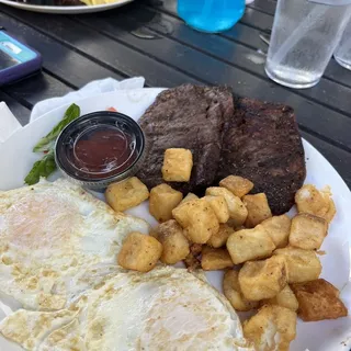 Steak & Eggs with Home Fries