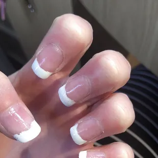 My nails after the manicure