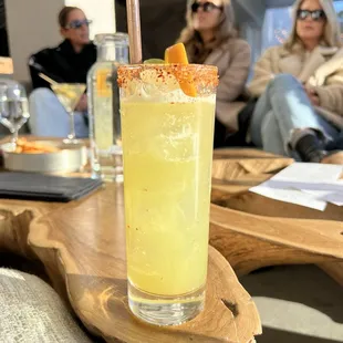 seasonal marg was pineapple and jalepeno and tasted fresh!