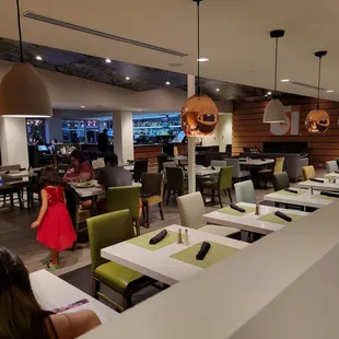 the interior of the restaurant