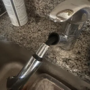 Broken faucet
