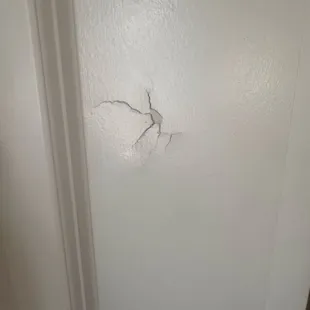 Another hole in the door.