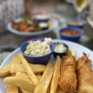 Perfect fish and chips!