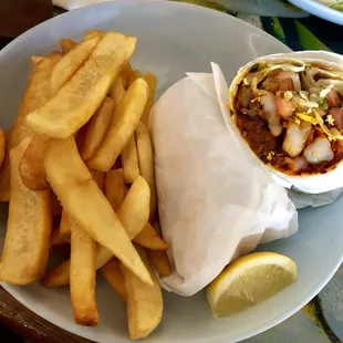 Yucatan Shrimp Burrito