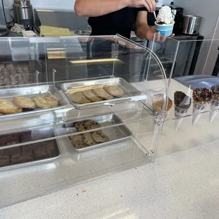 Cookies and handmade cones