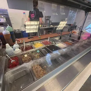 Toppings bar