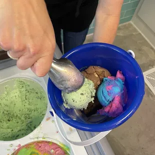 Ice cream bucket!