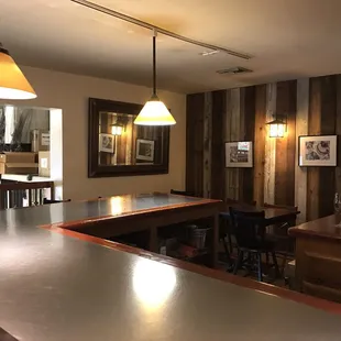 the bar