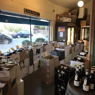Lots of wine!