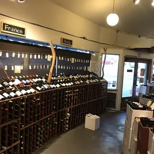 Inside the store