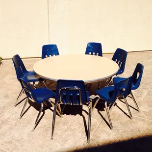 Toddler chairs and tables!