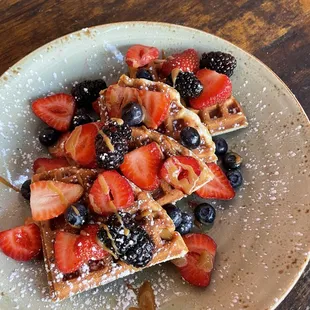 Mix Berry Waffles