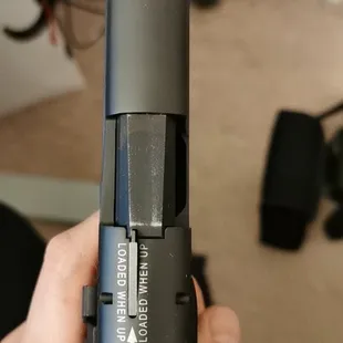 the worn barrel. seems been slide many times