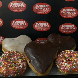 Valentine&apos;s Day Donuts are here!! Start placing your orders now