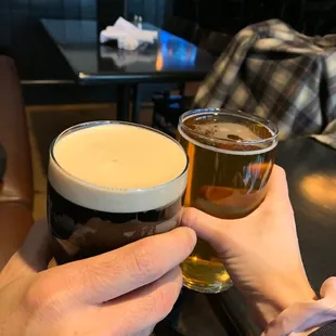 Mom and Dad beers while our toddler napped.