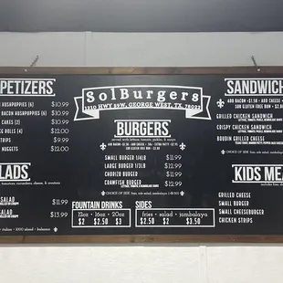 Our menu