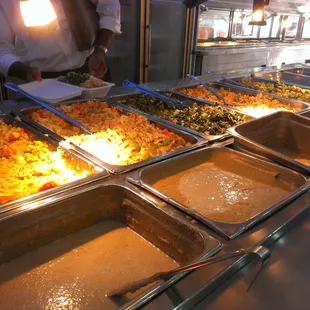 Breakfast buffet-porridge