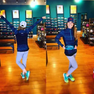 In addition to footwear, we carry the perfect apparel and running or walking gear.