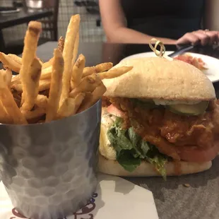 Hot Chicken Sandwiches