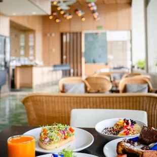 Avocado Toast in Dining Room