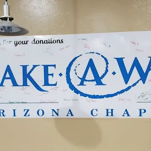 They were fundraising that day.