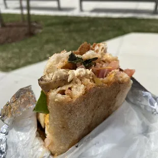 Chipotle Chicken Melt Sandwich