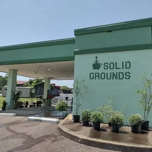 Drive thru or sit on our patio