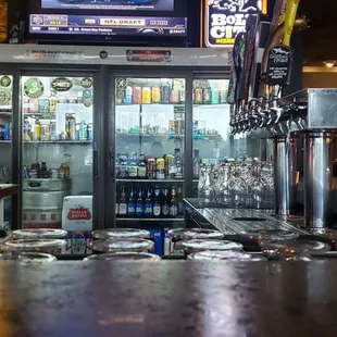 Local craft beers and liqour.