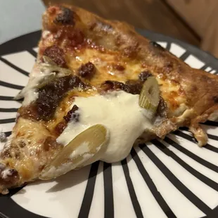 Hard to see that sausage... but gooey ricotta