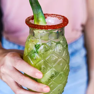 Spicy piña margarita