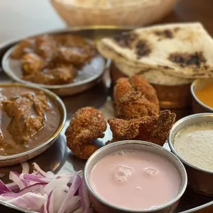 Shrimp Prawns Thali