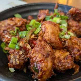Chili chicken was so flavorful yummy
