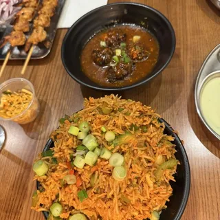 Triple Schezwan Fried Rice