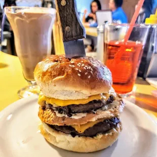 The Original Cheesehead Burger