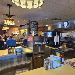 VINTAGE diner set up!!  Staff is so sweet not to mention the nice fellow patrons!!!  Definitely recommend..