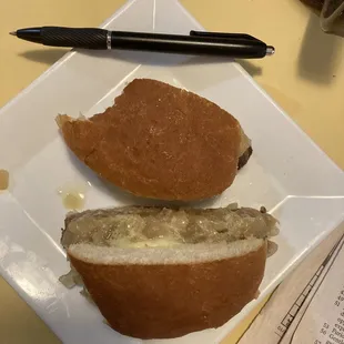 Burgers have gotten quite a bit smaller since I've been here. Still taste good.